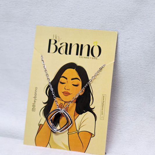 SilverContours Pendant - Hey Banno
